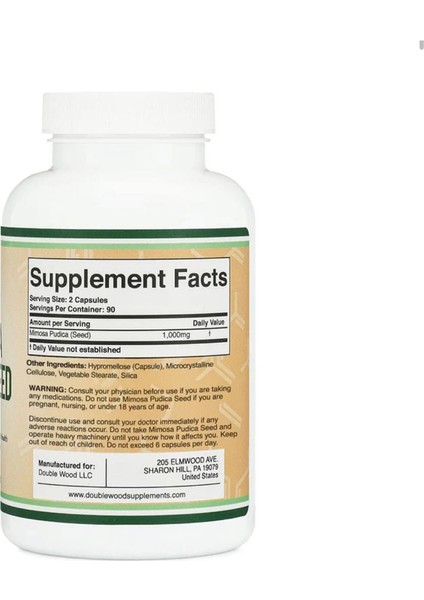 Mimosa Pudica Seed 500 Mg 180 Kapsül fiyatları