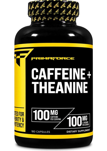 Caffeine + Theanine 100 Mg 180 Kapsül