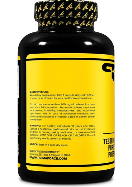 Caffeine + Theanine 100 Mg 180 Kapsül