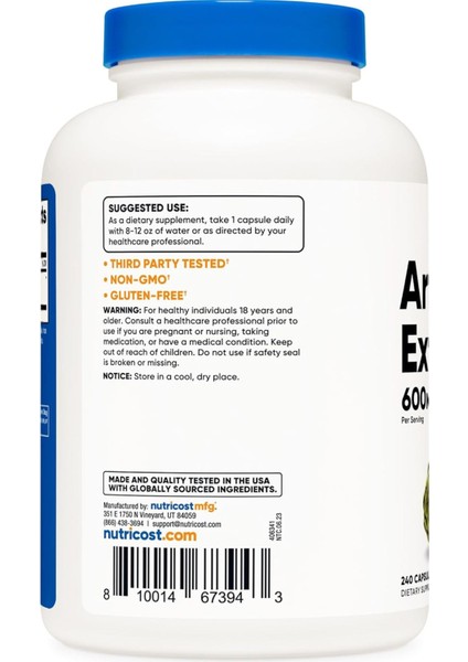 Artichoke Extract 600 Mg 240 Kapsül fiyatları