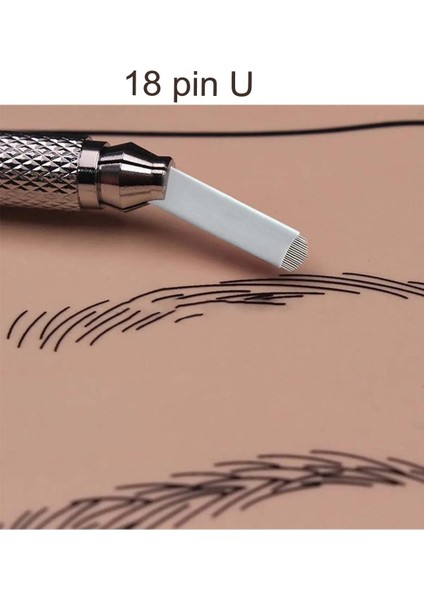 Microblading Iğnesi 18 Pin U 5 Adet Kalıcı Makyaj