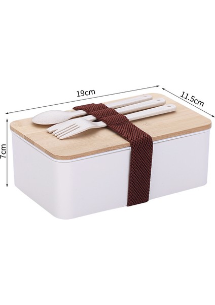 Dikdörtgen Japon Tarzı Ahşap Öğle Yemeği Kutusu (Yurt Dışından)