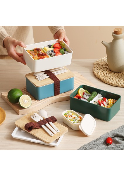 Dikdörtgen Japon Tarzı Ahşap Öğle Yemeği Kutusu (Yurt Dışından) fiyatları