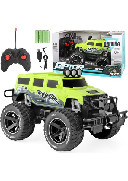 Şarj Edilebilir 1:14 Hummer Off-Road Araç Uzaktan Kumandalı Araba Çocuk Oyuncakları Çocuk Hediyeleri (Yurt Dışından)