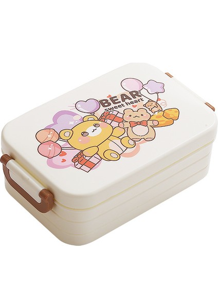 Karikatür Çocuk Öğle Yemeği Kutusu Öğrenci Öğle Yemeği Kutusu (Yurt Dışından)