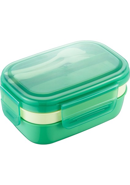 Isıtmalı Üç Bölmeli Bento Box Yetişkin Öğle Yemeği Kutusu (Yurt Dışından)