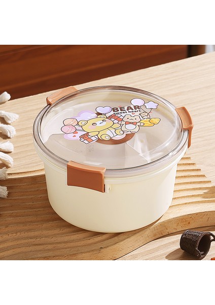 Çocuklar Için Taşınabilir Yuvarlak Öğle Yemeği Kutusu (Yurt Dışından)