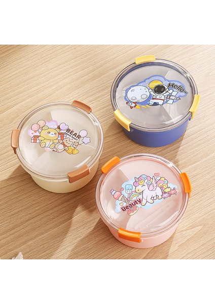 Çocuklar Için Taşınabilir Yuvarlak Öğle Yemeği Kutusu (Yurt Dışından) fiyatları