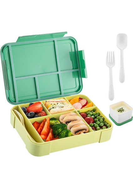 Çocuk Öğrencisi Bölmeli Mühürlü Öğle Yemeği Kutusu (Yurt Dışından)