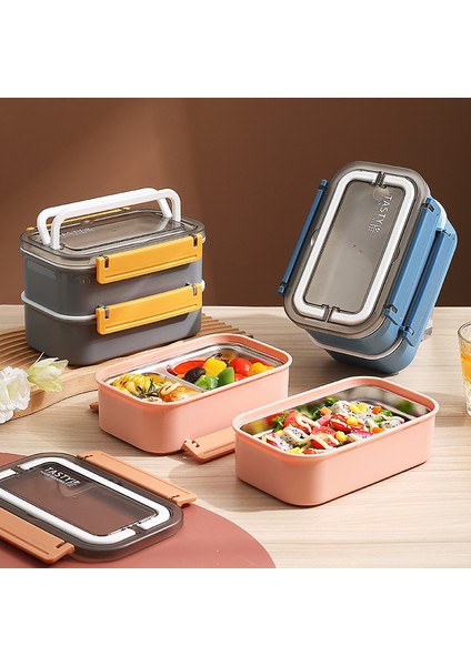 Taşınabilir Çift Duvar Paslanmaz Çelik Yetişkin Öğle Yemeği Kutusu (Yurt Dışından) fiyatları