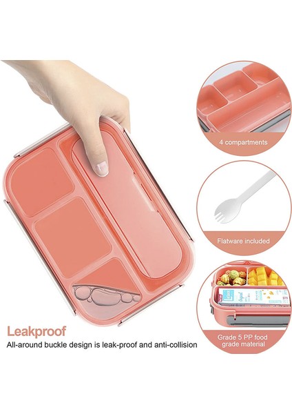 Isıtmalı Taşınabilir Öğle Yemeği Kutusu Bento Kutusu 1.3l (Yurt Dışından) fiyatları