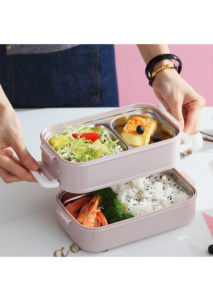 Çift Katmanlı Paslanmaz Çelik Yetişkin Öğle Yemeği Kutusu (Yurt Dışından) modelleri