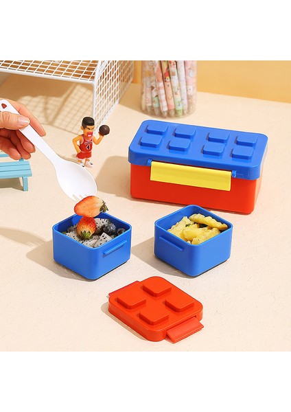 Yaratıcı Yapı Taşı Şekilli Çocuk Beslenme Çantası (Yurt Dışından) fiyatları