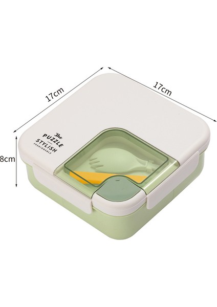 Square Taşınabilir Çocuk Öğle Yemeği Kutusu (Yurt Dışından)