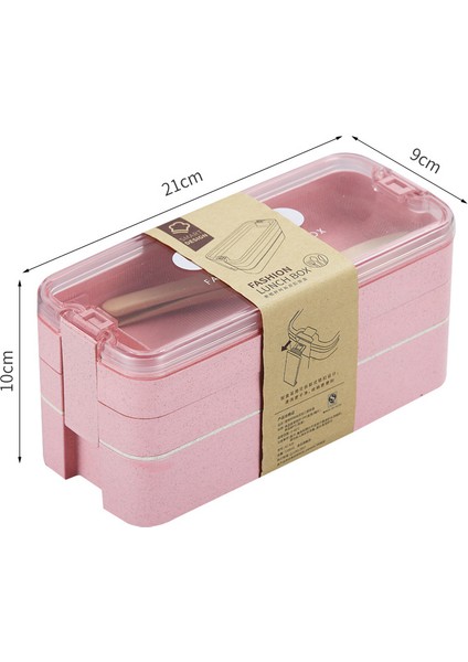 Yetişkinler Için Üç Katmanlı Yalıtımlı Öğle Yemeği Kutusu (Yurt Dışından)