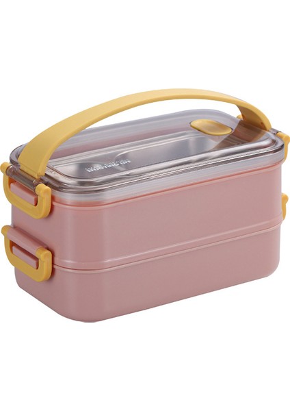 Paslanmaz Çelik Çift Katmanlı Yetişkin Öğle Yemeği Kutusu (Yurt Dışından)
