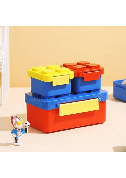 Yaratıcı Yapı Taşı Şekilli Çocuk Beslenme Çantası (Yurt Dışından) fırsatları