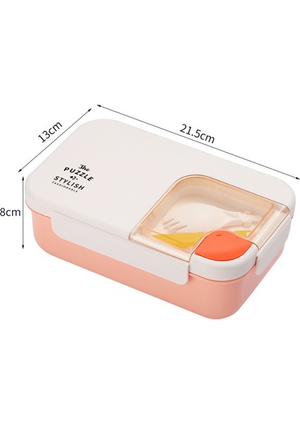 Dikdörtgen Öğrenci Plastik Öğle Yemeği Kutusu (Yurt Dışından)
