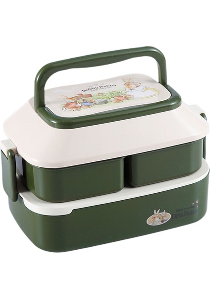 Double Layer Large Capacity Children's Lunch Box 1.5l (Yurt Dışından)
