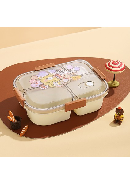 Dört Bölmeli Karikatür Çocuk Beslenme Çantası (Yurt Dışından)