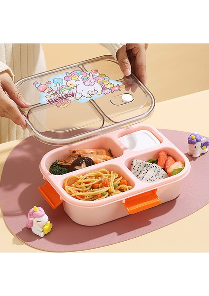 Dört Bölmeli Karikatür Çocuk Beslenme Çantası (Yurt Dışından) modelleri