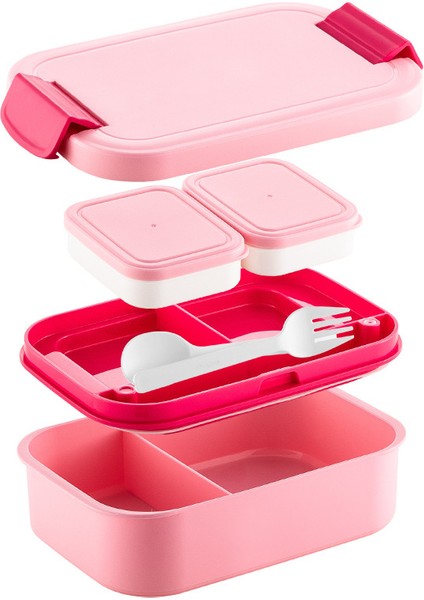 Büyük Kapasiteli Çift Katmanlı Taze Tutma Yetişkin Öğle Yemeği Kutusu (Yurt Dışından)