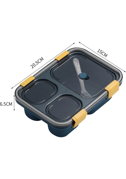 Plastik Öğle Yemeği Kutusu Taşınabilir Öğle Yemeği Kutusu (Yurt Dışından)