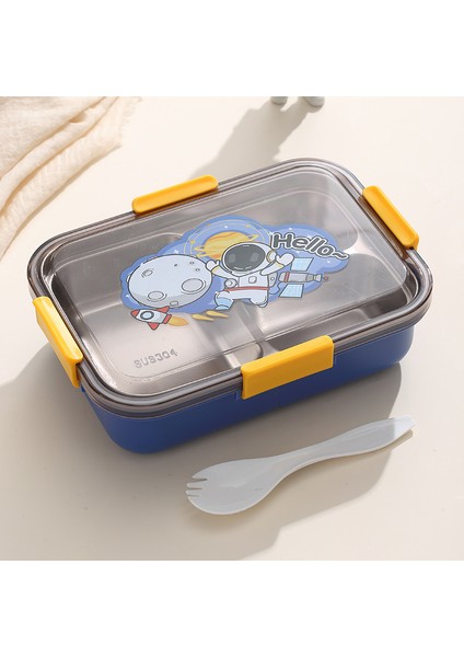 Karikatür 304 Paslanmaz Çelik Öğrenci Öğle Yemeği Kutusu (Yurt Dışından)