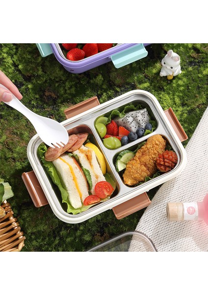 Karikatür 304 Paslanmaz Çelik Öğrenci Öğle Yemeği Kutusu (Yurt Dışından) fırsatları