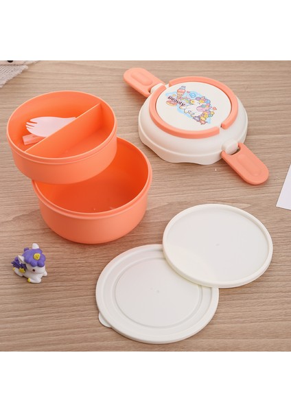 Yuvarlak Çift Katmanlı Öğrenci Öğle Yemeği Kutusu (Yurt Dışından) modelleri