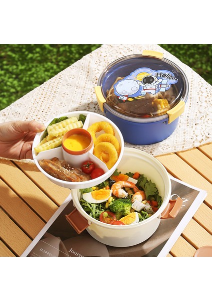 Çocuklar Için Taşınabilir Yuvarlak Öğle Yemeği Kutusu (Yurt Dışından) modelleri