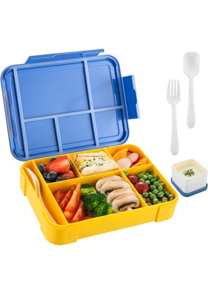 Çocuk Öğrencisi Bölmeli Mühürlü Öğle Yemeği Kutusu (Yurt Dışından)