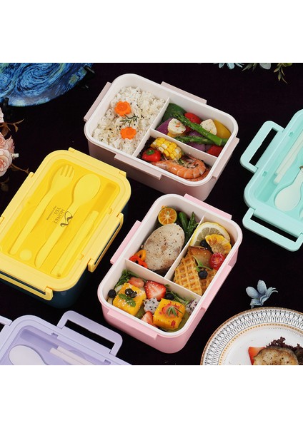 Üç Bölmeli Öğle Yemeği Kutusu Çocuk Öğle Yemeği Kutusu (Yurt Dışından) fiyatları