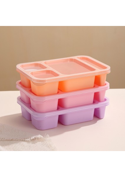 Üç Parçalı Plastik Öğle Yemeği Kutusu Seti (Yurt Dışından)