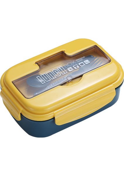 Üç Bölmeli Taşınabilir Öğle Yemeği Kutusu 1,1l (Yurt Dışından)