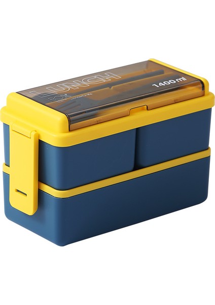 Ins Çift Katmanlı Plastik Öğle Yemeği Kutusu (Yurt Dışından)