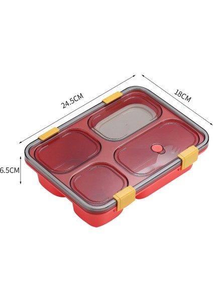 Plastik Öğle Yemeği Kutusu Taşınabilir Öğle Yemeği Kutusu (Yurt Dışından)