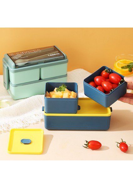 Ins Çift Katmanlı Plastik Öğle Yemeği Kutusu (Yurt Dışından) fiyatları