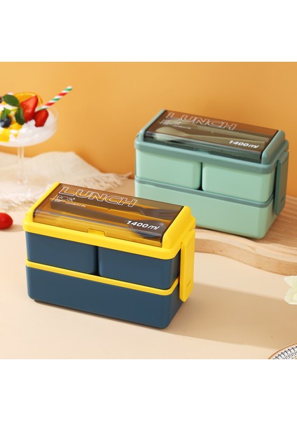 Ins Çift Katmanlı Plastik Öğle Yemeği Kutusu (Yurt Dışından) modelleri