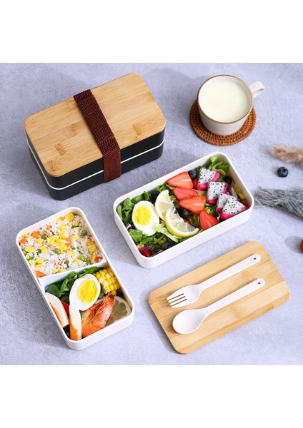 Taşınabilir Çift Katmanlı Yetişkin Yemek Kutusu Seti (Yurt Dışından) modelleri