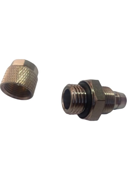 1/4 Diş Sıkma Nipel 10MM Hortum Için Metal (1 Adet)