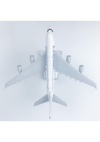 French A380 16CM Alaşım Uçak Modeli (Yurt Dışından)