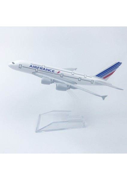 French A380 16CM Alaşım Uçak Modeli (Yurt Dışından)