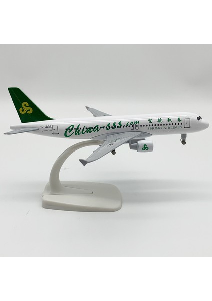 Spring Airlines A320 20CM Alaşım Uçak Modeli (Yurt Dışından)