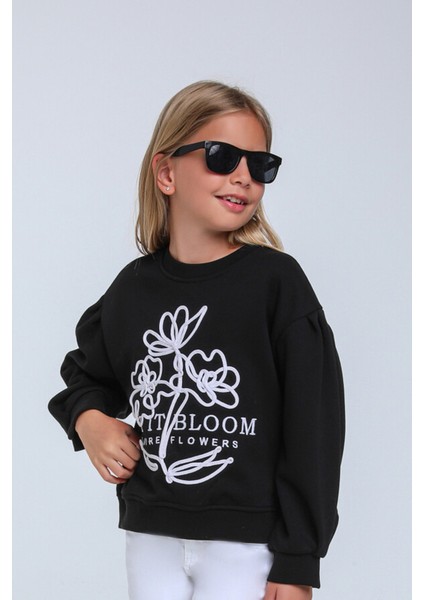 Kız Çocuk Sweatshirt 5-9 Yaş 35855