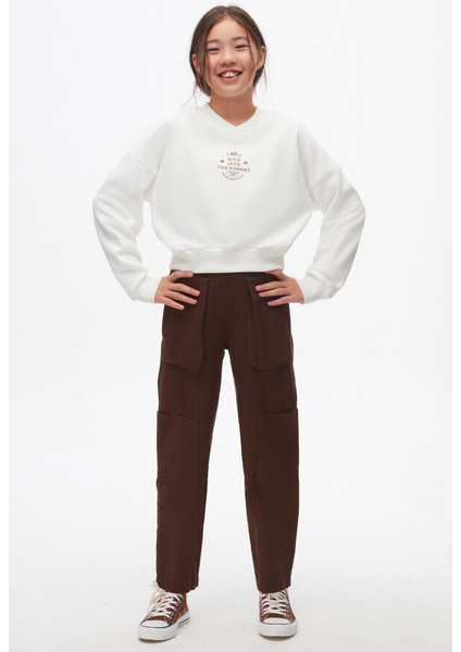 Kız Çocuk Sweatshirt 10-16 Yaş 37807 fırsatları