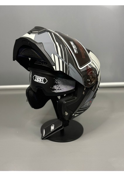 Rxr Helmets Jk-908 Güneş Vizörlü Çene Açılır Kask