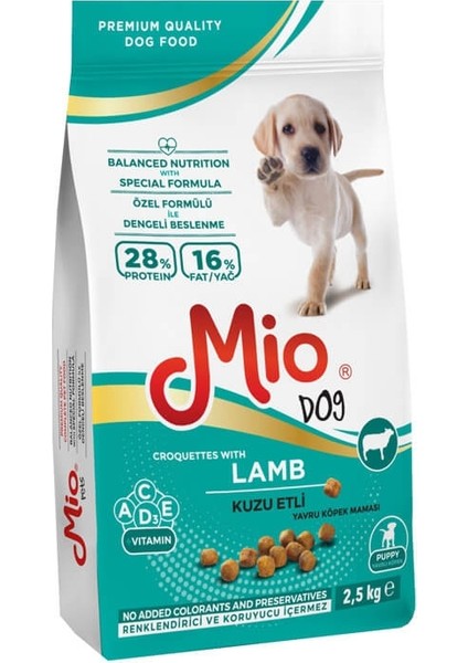 Yavru Köpek Maması Kuzulu 2,5 kg