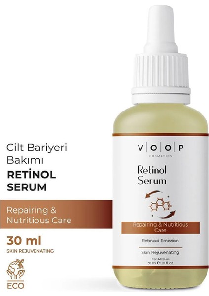 %2 Saf Retinol Serum 30 ml - Cilt Yenileyici, Anti-aging