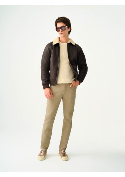 Erkek Mont Kahverengi LF2036720